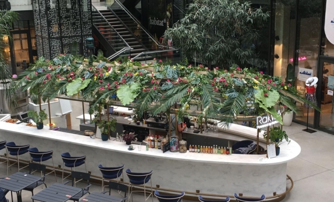 Création de décors de plantes artificielles à Lyon