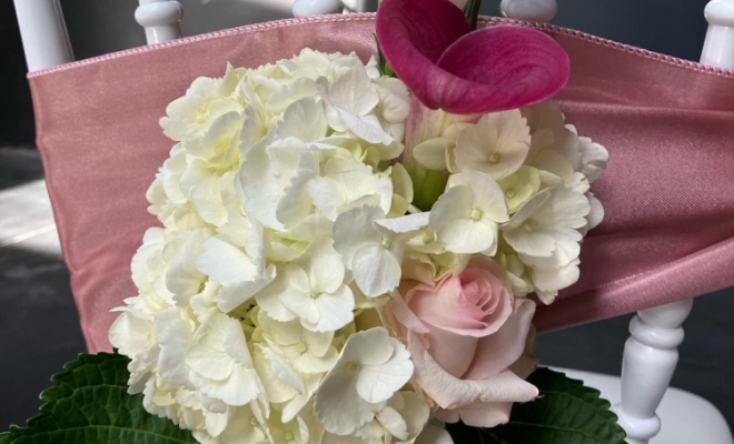 Composition florale pour mariage à Lyon