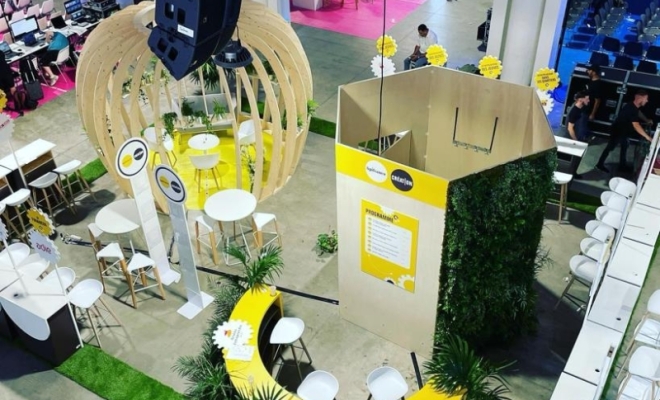 Décors végétal pour stand à Lyon